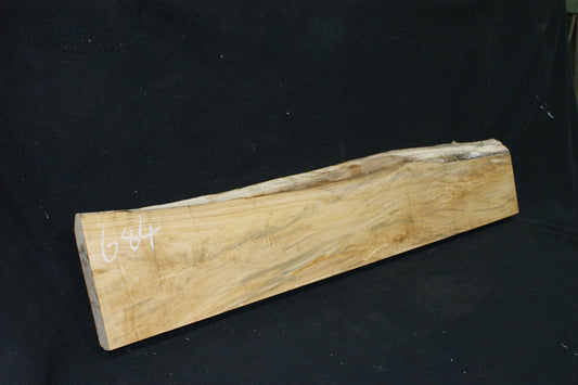 Lime wood, 1131 L x 222-175 W x 46 D (mm) shelving, woodcarving, mantel     (684)