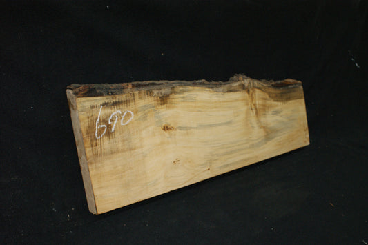 Lime wood, 778 L x 263-160 W x 47 D (mm) shelving, woodcarving, mantel     (690)