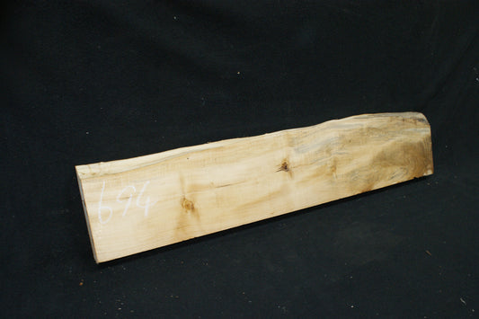 Lime wood, 987 L x 205-172 W x 46 D (mm) shelving, woodcarving, mantel     (694)