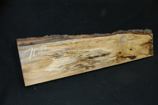 Spalted lime wood, shelving, woodcarving, mantel     (700)