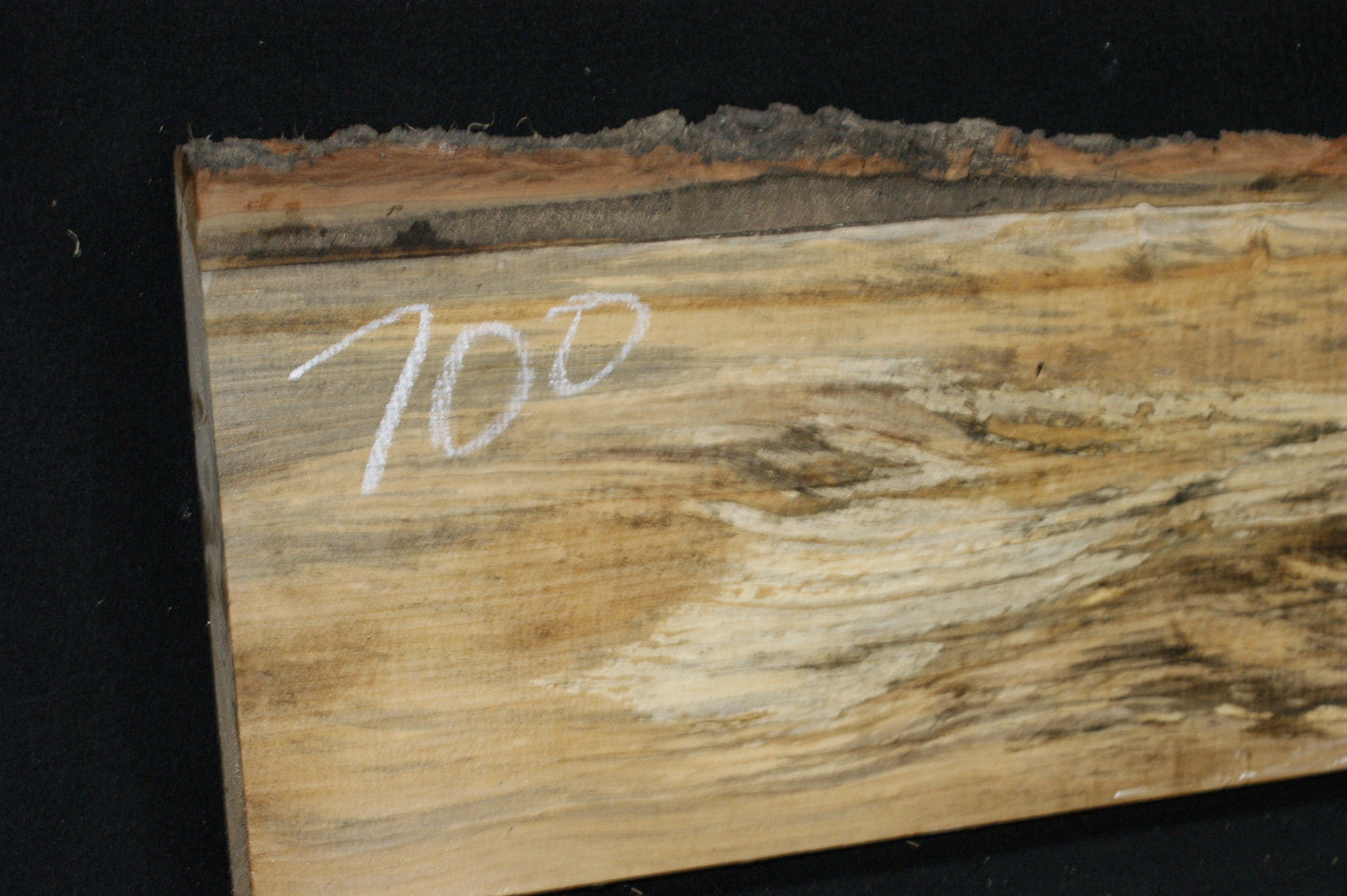 Spalted lime wood, shelving, woodcarving, mantel     (700)