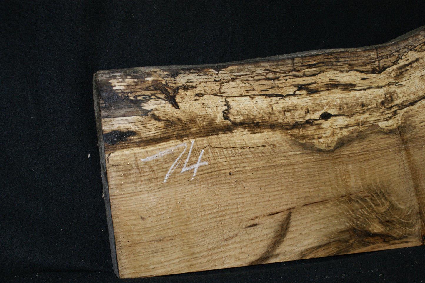 (74) TURKEY OAK, 910 L x 304 W x 44 D mm, RUSTIC HARDWOOD, CRAFTS, SHELVING.