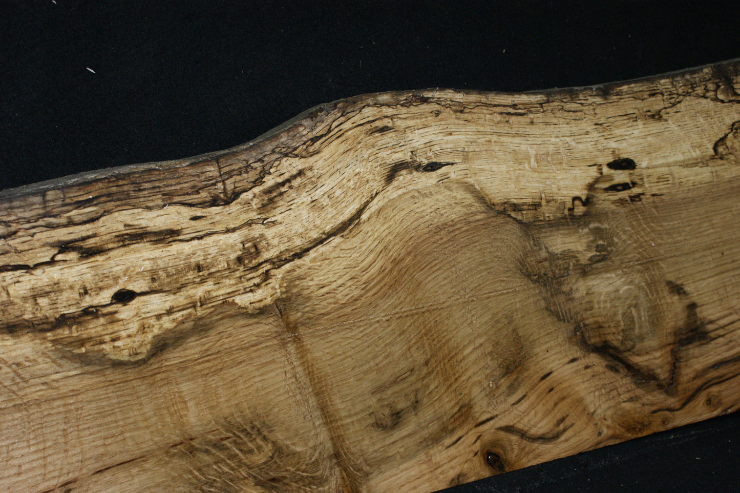 (74) TURKEY OAK, 910 L x 304 W x 44 D mm, RUSTIC HARDWOOD, CRAFTS, SHELVING.