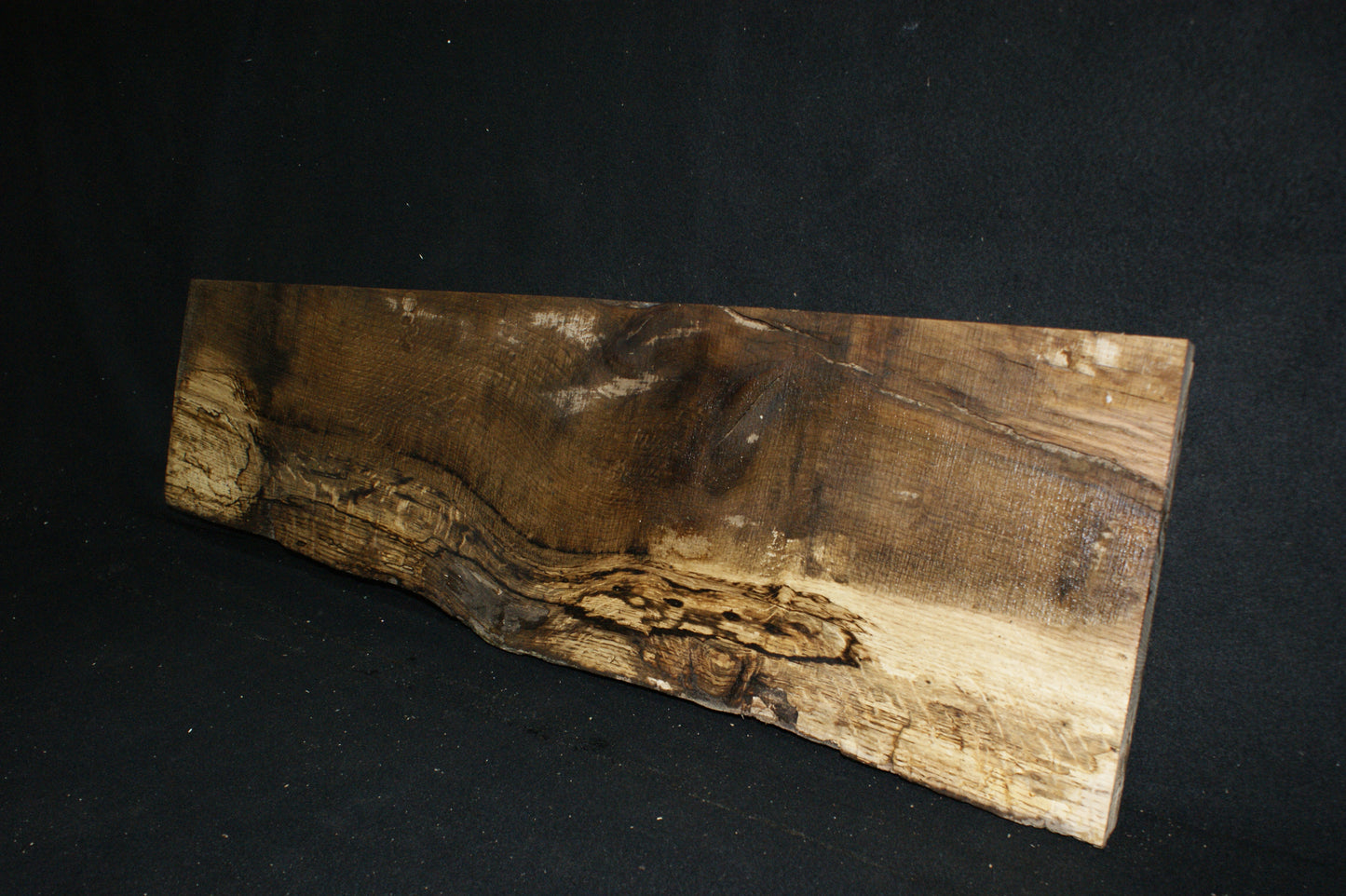 (74) TURKEY OAK, 910 L x 304 W x 44 D mm, RUSTIC HARDWOOD, CRAFTS, SHELVING.