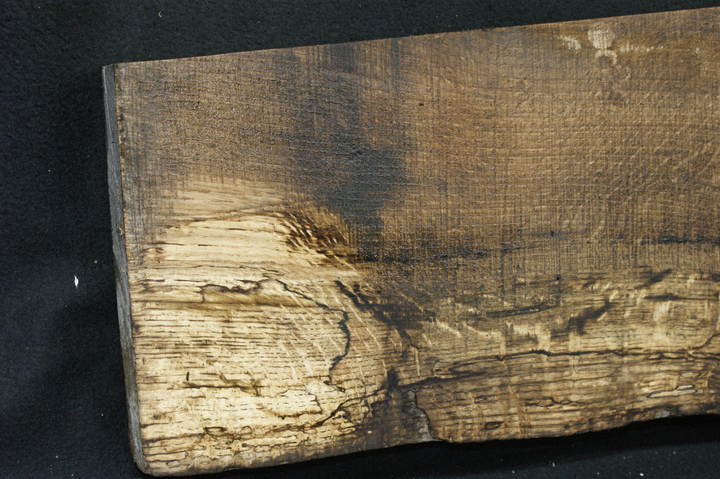 (74) TURKEY OAK, 910 L x 304 W x 44 D mm, RUSTIC HARDWOOD, CRAFTS, SHELVING.