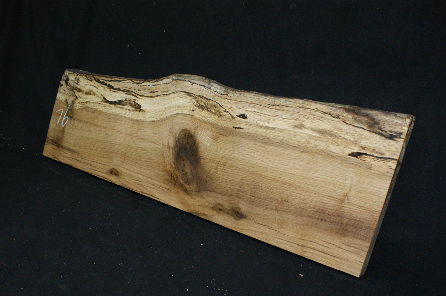 (76) SPALTED TURKEY OAK, 1016 L x 315 W x 45 D mm, RUSTIC HARDWOOD, CRAFTS, SHELVING