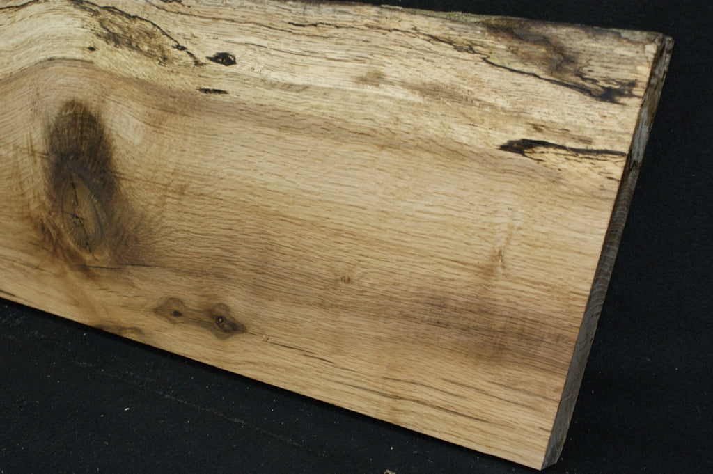 (76) SPALTED TURKEY OAK, 1016 L x 315 W x 45 D mm, RUSTIC HARDWOOD, CRAFTS, SHELVING Oak & Burr Oak