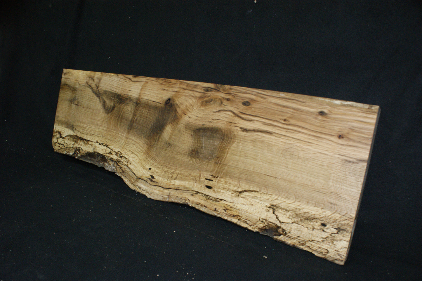 (76) SPALTED TURKEY OAK, 1016 L x 315 W x 45 D mm, RUSTIC HARDWOOD, CRAFTS, SHELVING