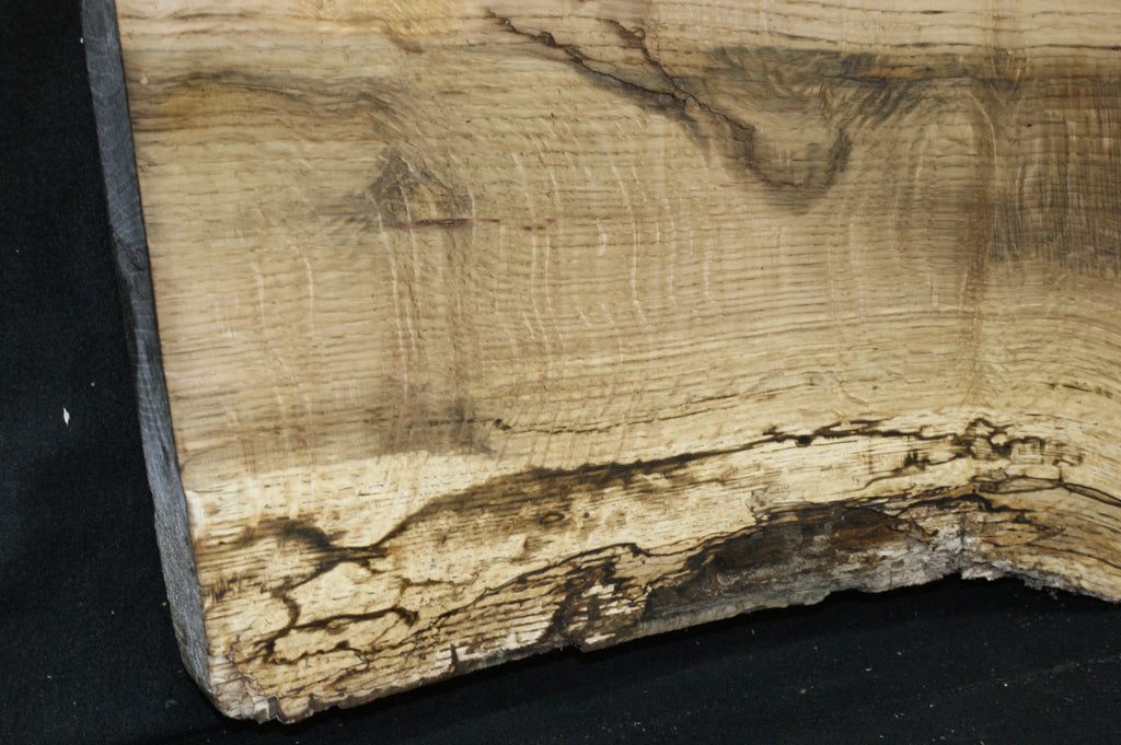 (76) SPALTED TURKEY OAK, 1016 L x 315 W x 45 D mm, RUSTIC HARDWOOD, CRAFTS, SHELVING Oak & Burr Oak