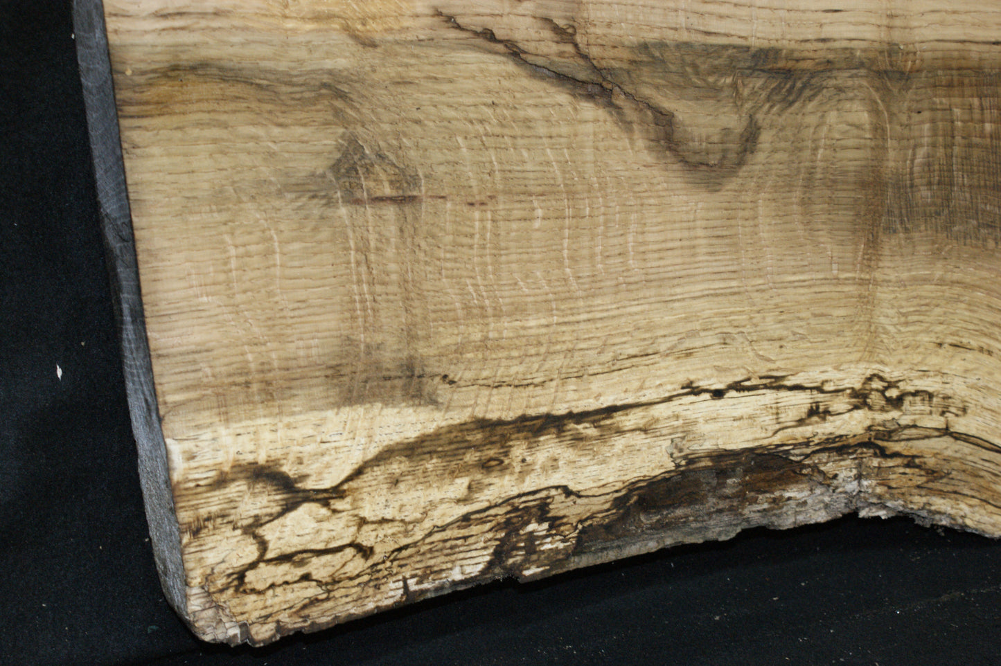 (76) SPALTED TURKEY OAK, 1016 L x 315 W x 45 D mm, RUSTIC HARDWOOD, CRAFTS, SHELVING