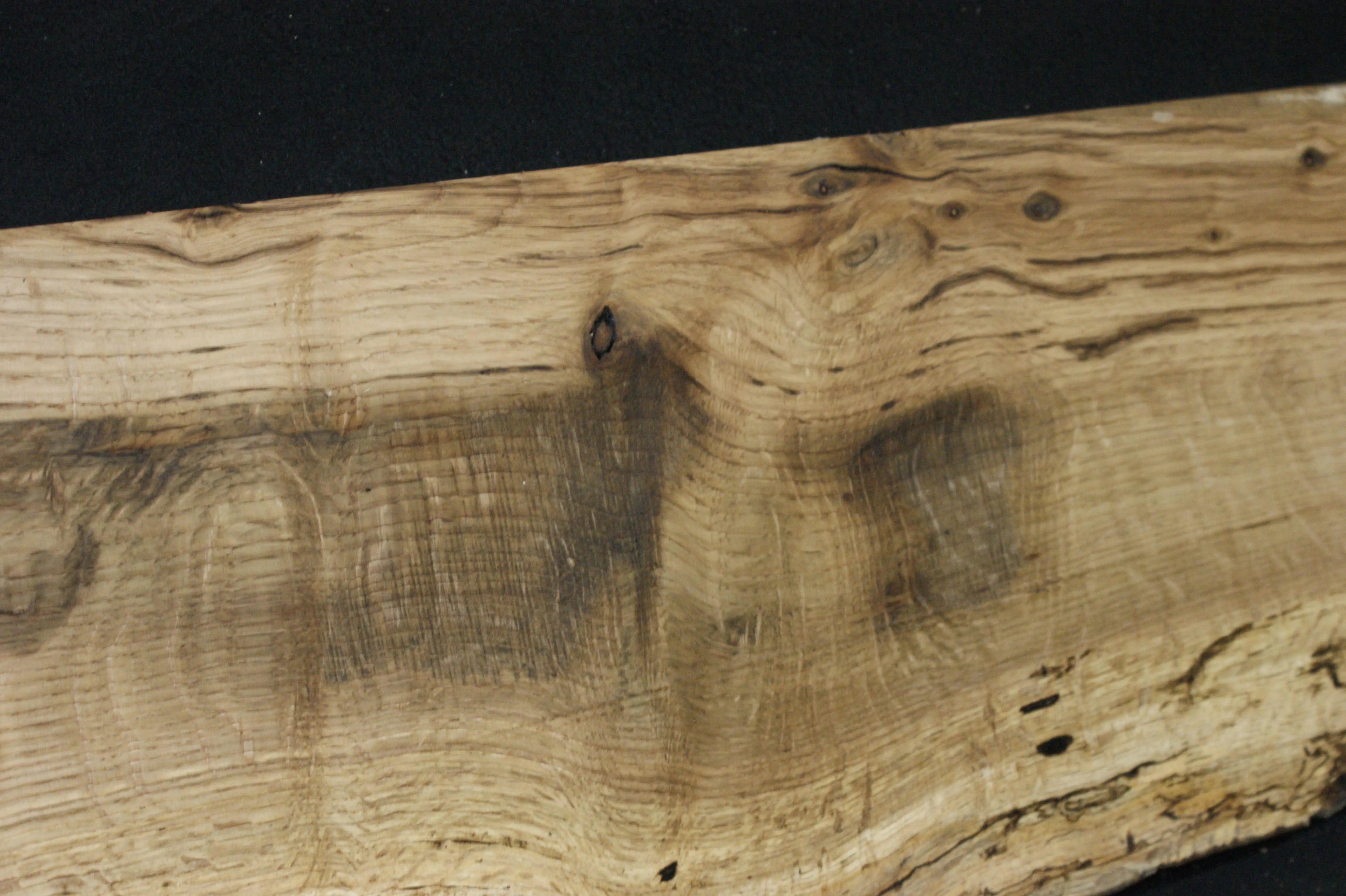 (76) SPALTED TURKEY OAK, 1016 L x 315 W x 45 D mm, RUSTIC HARDWOOD, CRAFTS, SHELVING Oak & Burr Oak