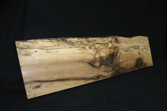 (77) SPALTED TURKEY OAK, 1032 L x 315 W x 45 D mm, RUSTIC HARDWOOD, CRAFTS, SHELVING