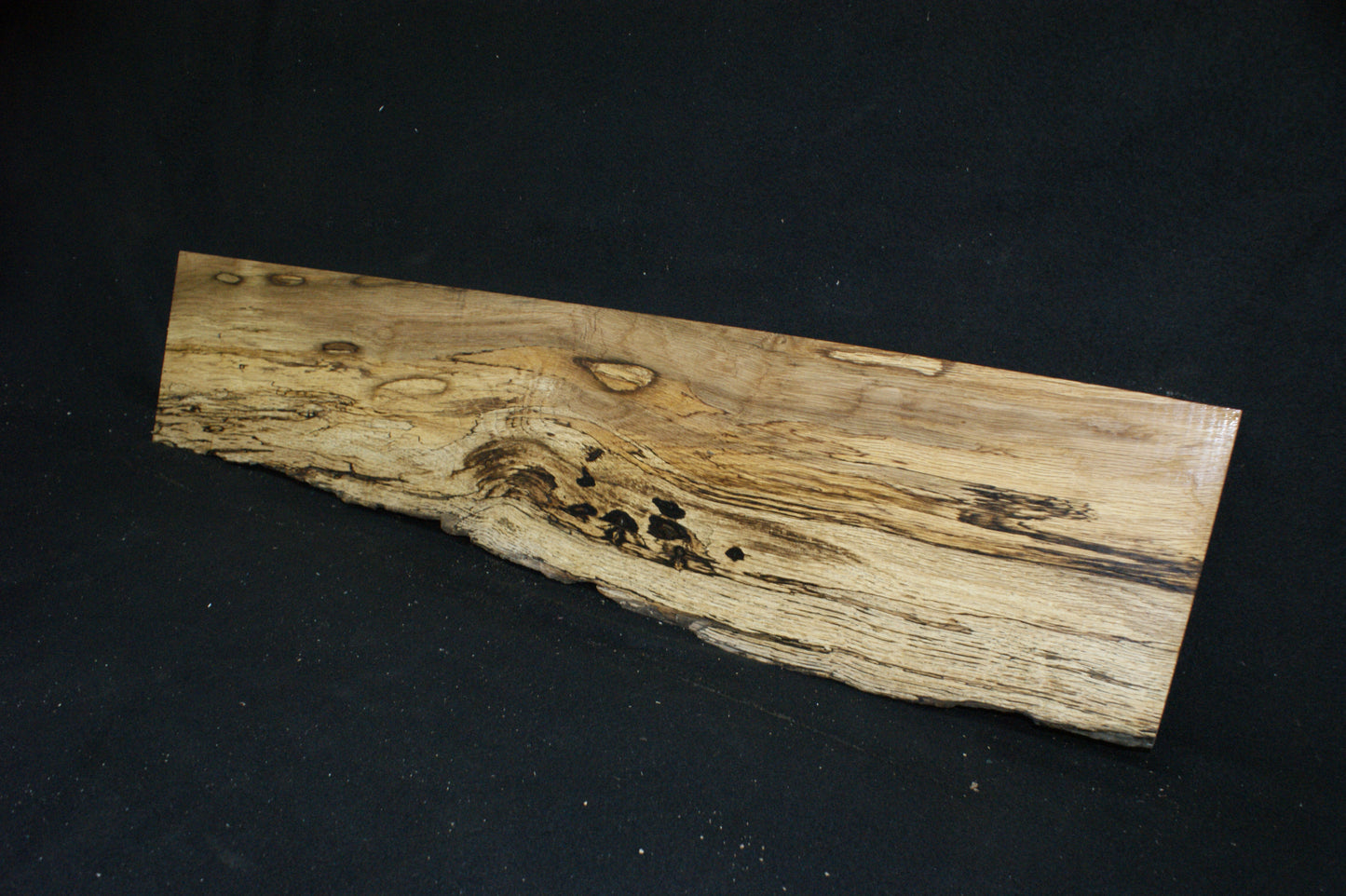 (78) SPALTED TURKEY OAK, 1003 L x 235 W x 45 D mm RUSTIC HARDWOOD, CRAFTS, SHELVING