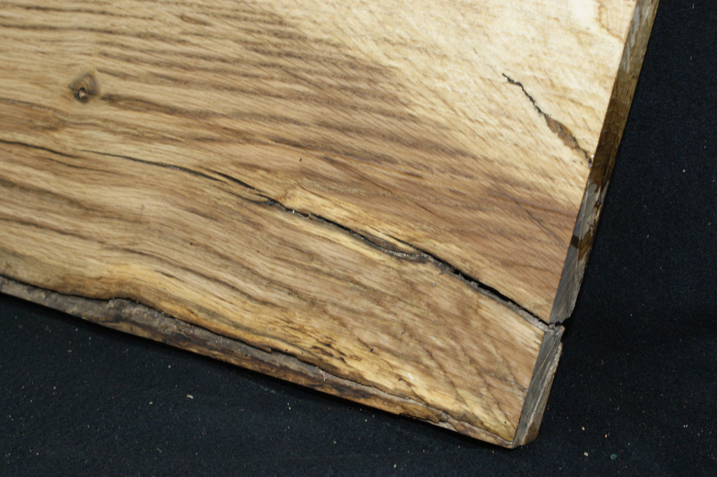 (79) SPALTED TURKEY OAK, 797 L x 328 W x 45 D mm RUSTIC HARDWOOD, CRAFTS, SHELVING