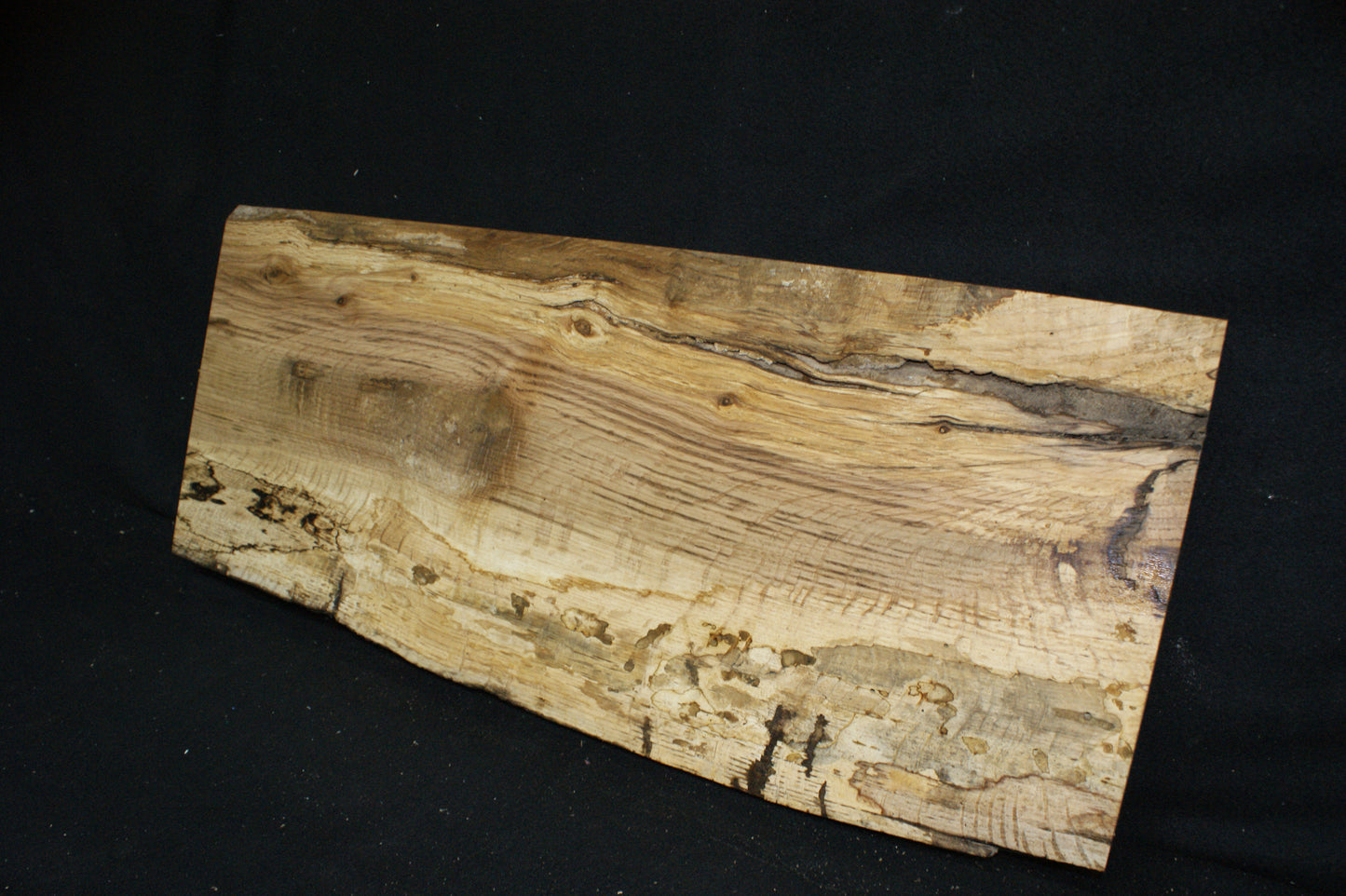 (79) SPALTED TURKEY OAK, 797 L x 328 W x 45 D mm RUSTIC HARDWOOD, CRAFTS, SHELVING