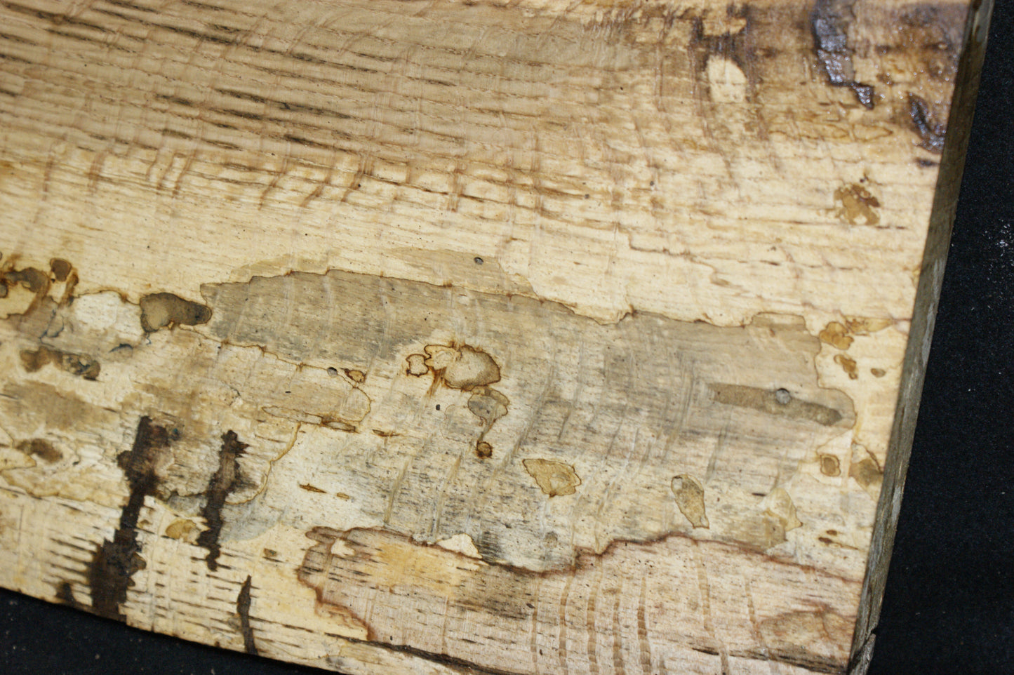 (79) SPALTED TURKEY OAK, 797 L x 328 W x 45 D mm RUSTIC HARDWOOD, CRAFTS, SHELVING