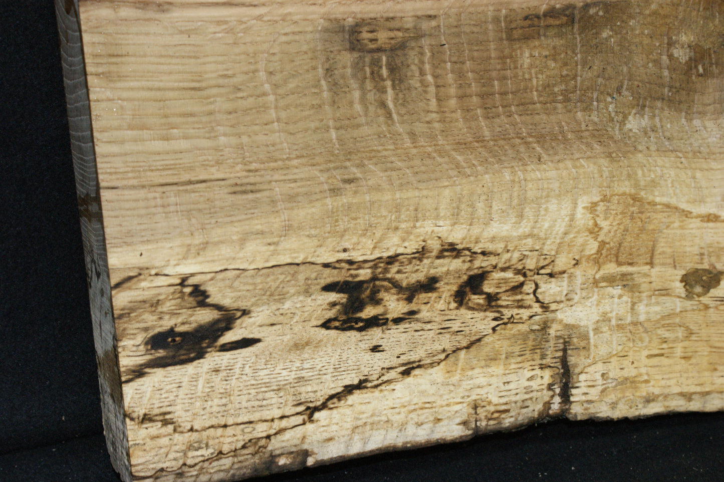 (79) SPALTED TURKEY OAK, 797 L x 328 W x 45 D mm RUSTIC HARDWOOD, CRAFTS, SHELVING