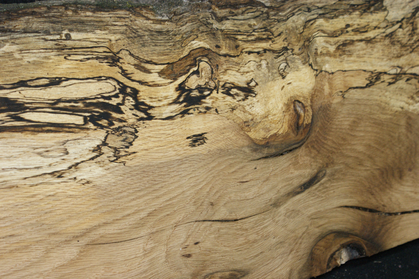 (81) SPALTED TURKEY OAK, 1000 L x 300 W x 45 D mm RUSTIC HARDWOOD, CRAFTS, SHELVING