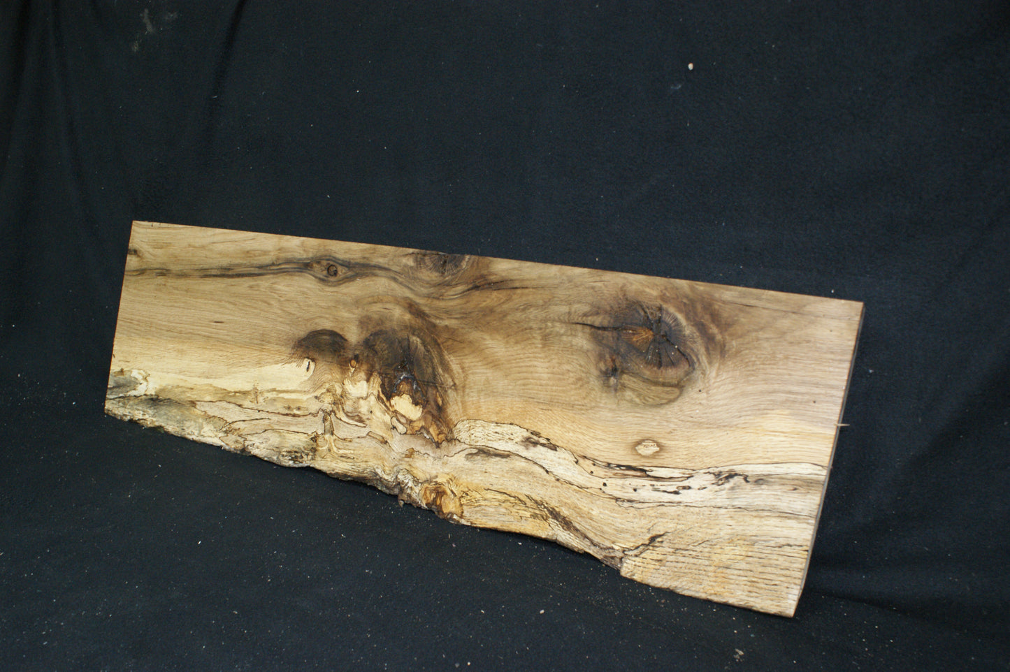 (81) SPALTED TURKEY OAK, 1000 L x 300 W x 45 D mm RUSTIC HARDWOOD, CRAFTS, SHELVING