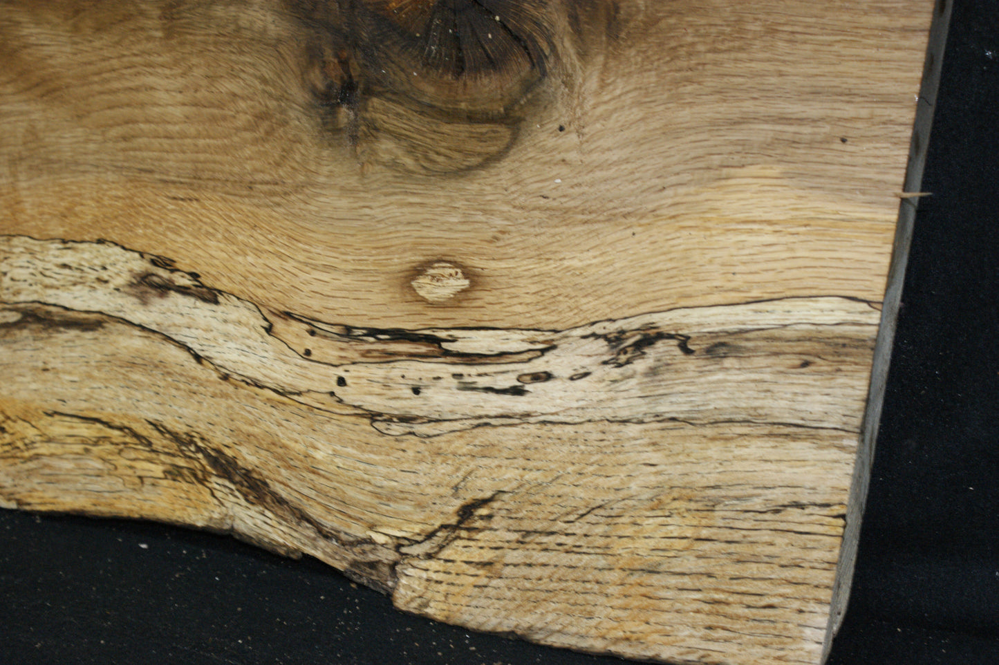 (81) SPALTED TURKEY OAK, 1000 L x 300 W x 45 D mm RUSTIC HARDWOOD, CRAFTS, SHELVING