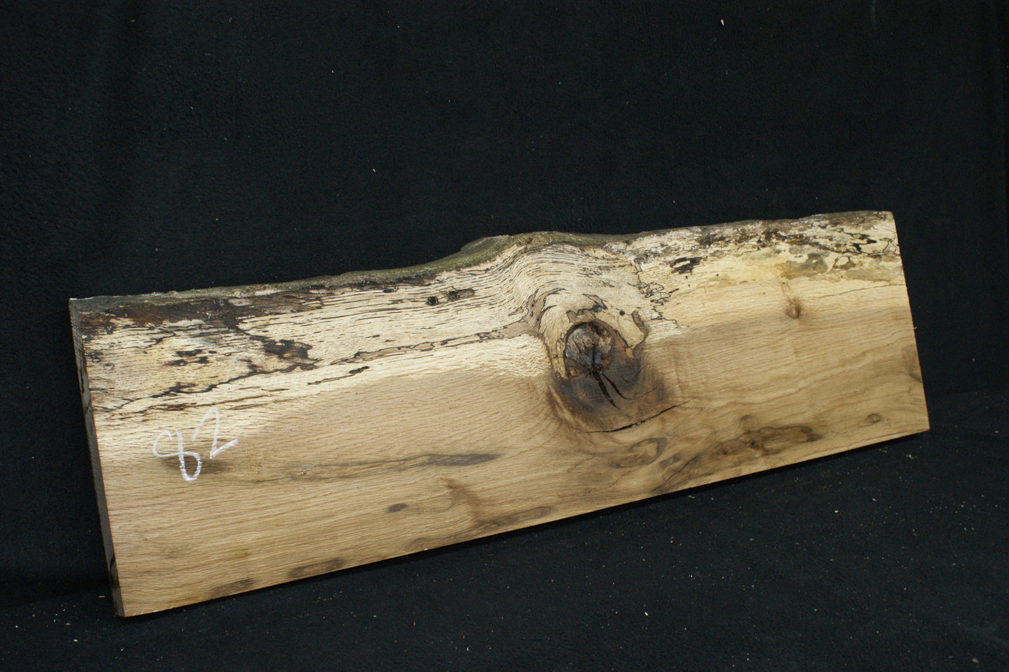 (82) SPALTED TURKEY OAK, 1010 L x 297 W x 45 D mm RUSTIC HARDWOOD, CRAFTS, SHELVING