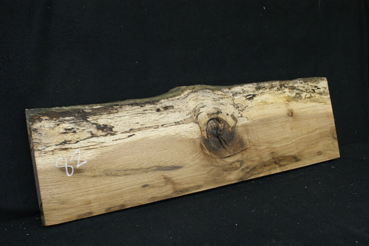(82) SPALTED TURKEY OAK, 1010 L x 297 W x 45 D mm RUSTIC HARDWOOD, CRAFTS, SHELVING