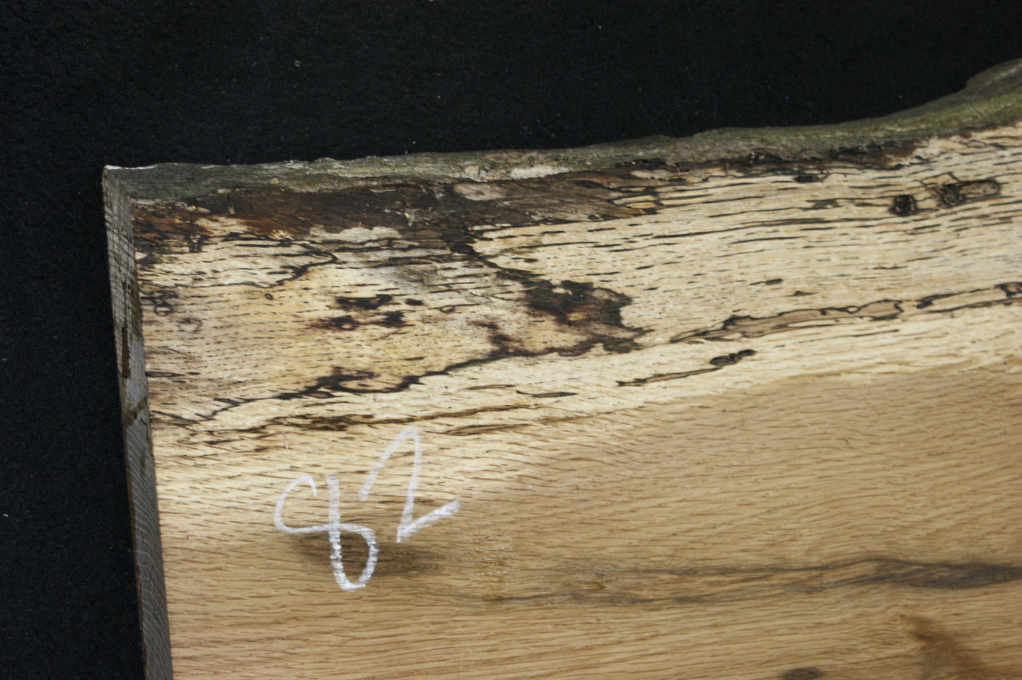 (82) SPALTED TURKEY OAK, 1010 L x 297 W x 45 D mm RUSTIC HARDWOOD, CRAFTS, SHELVING