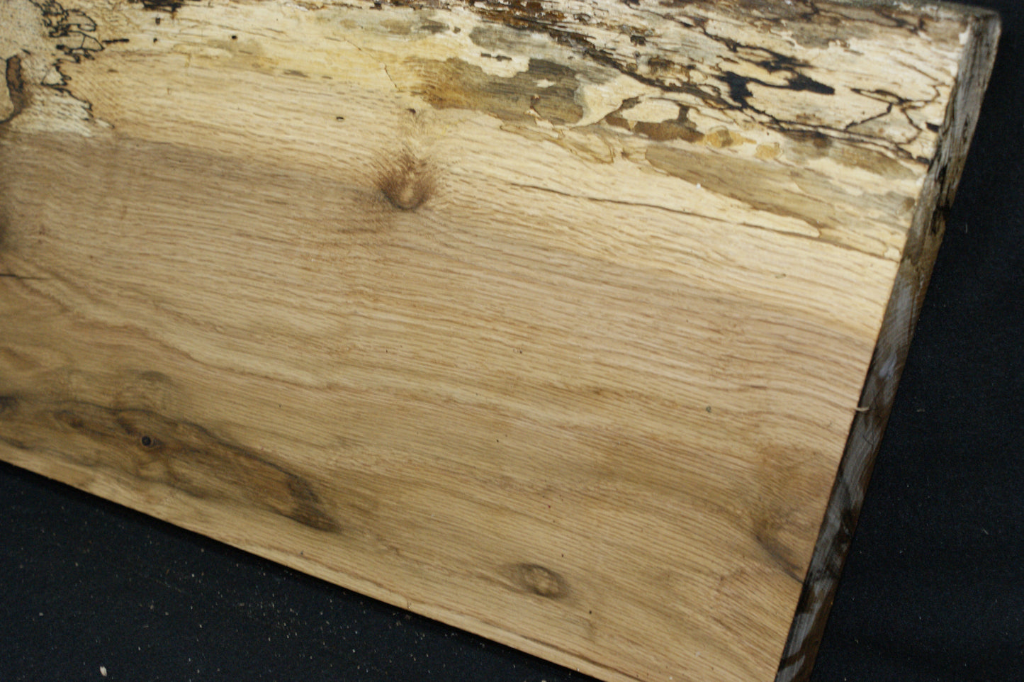 (82) SPALTED TURKEY OAK, 1010 L x 297 W x 45 D mm RUSTIC HARDWOOD, CRAFTS, SHELVING