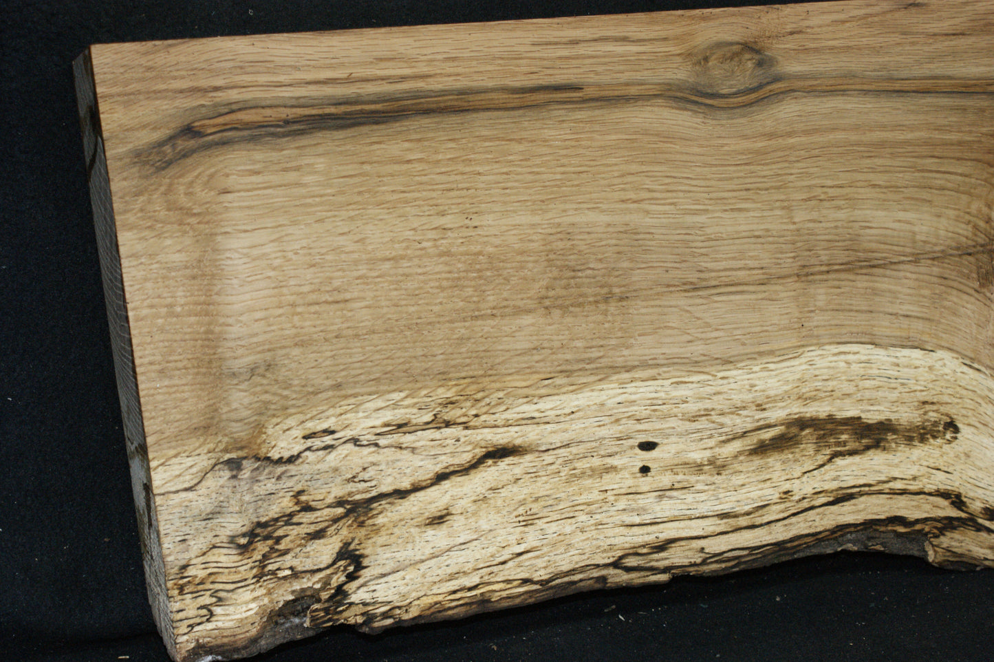 (82) SPALTED TURKEY OAK, 1010 L x 297 W x 45 D mm RUSTIC HARDWOOD, CRAFTS, SHELVING