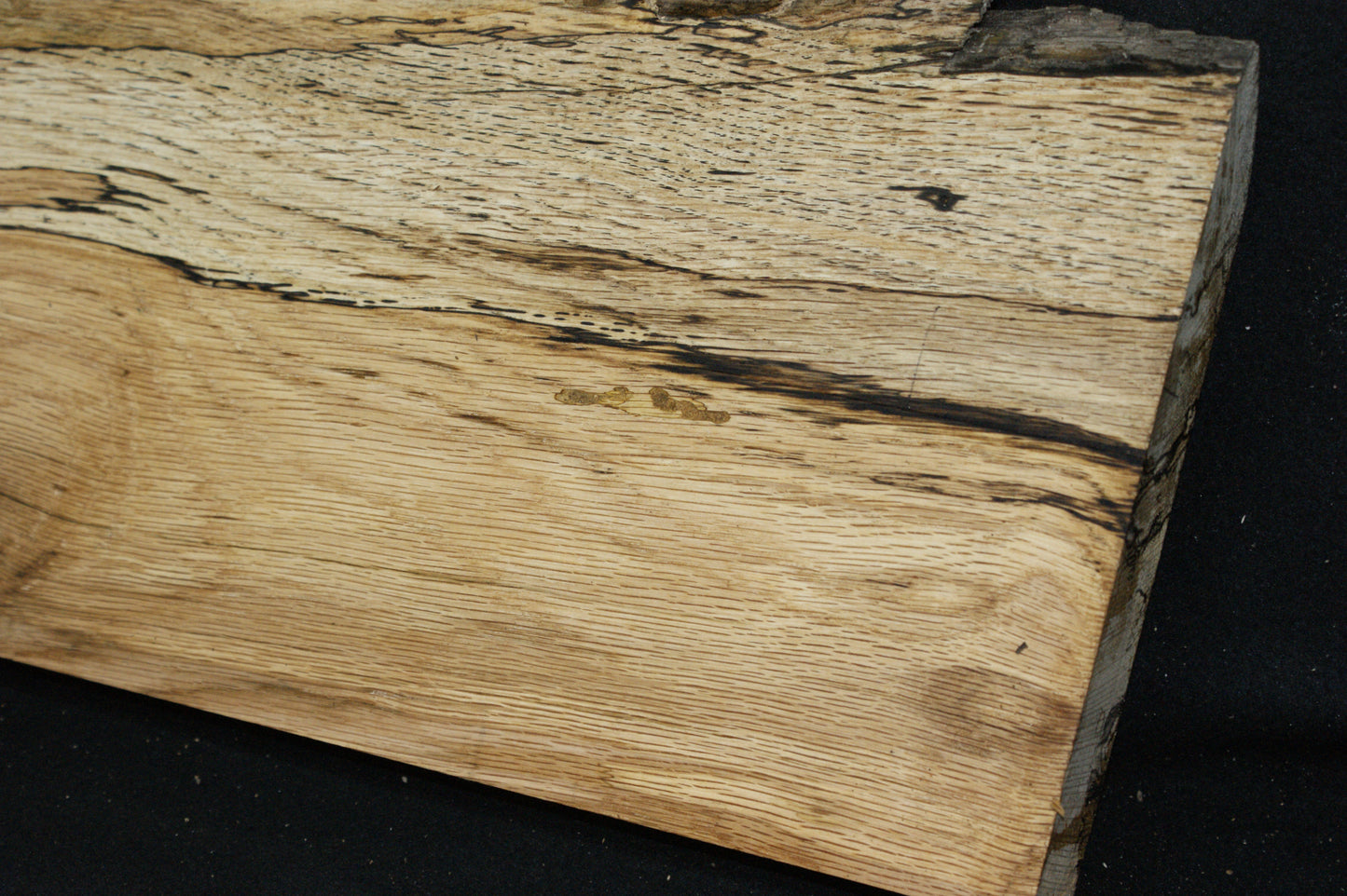 (84) SPALTED TURKEY OAK, 782 L x 225 W x 45 D mm RUSTIC HARDWOOD, CRAFTS, SHELVING