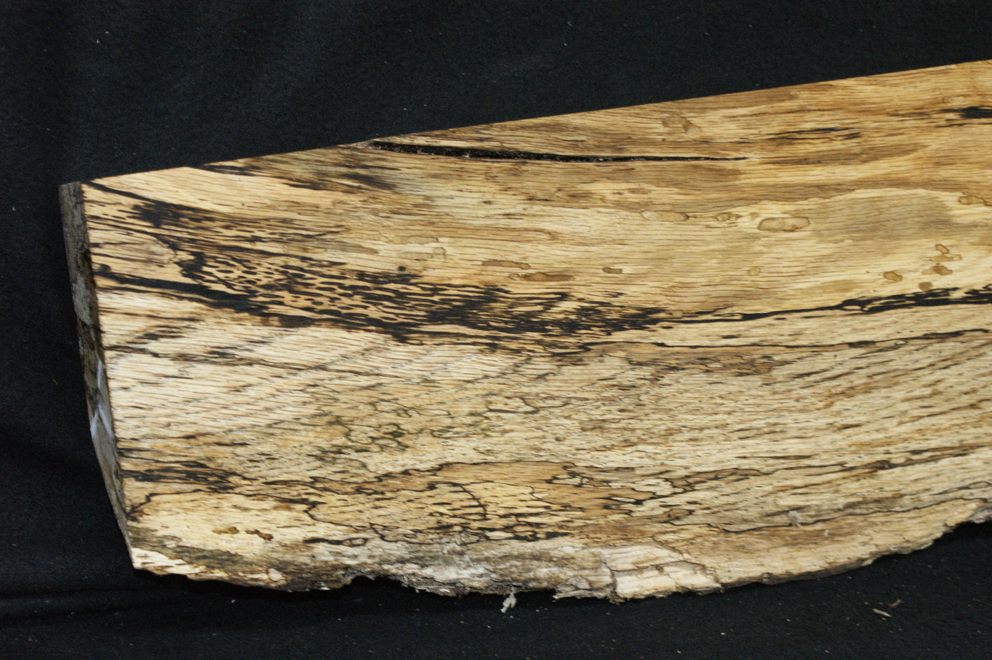 (84) SPALTED TURKEY OAK, 782 L x 225 W x 45 D mm RUSTIC HARDWOOD, CRAFTS, SHELVING