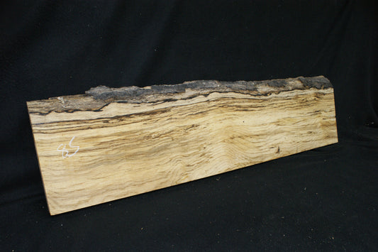 (85) SPALTED TURKEY OAK, 1025 L x 260 W x 45 D mm RUSTIC HARDWOOD, CRAFTS, SHELVING