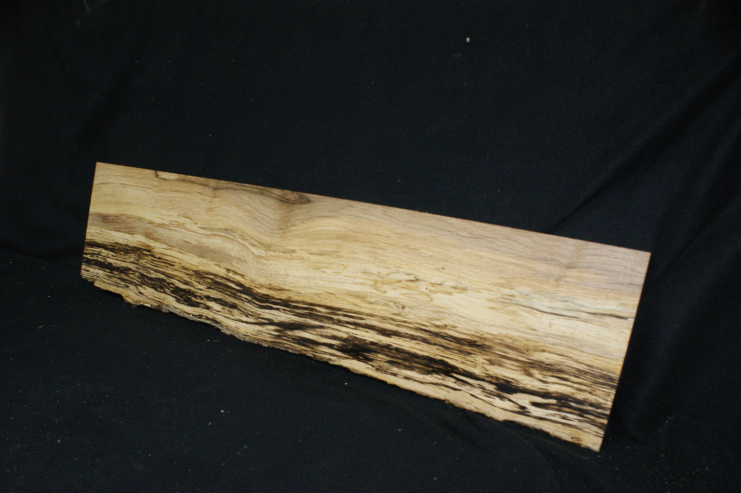 (85) SPALTED TURKEY OAK, 1025 L x 260 W x 45 D mm RUSTIC HARDWOOD, CRAFTS, SHELVING