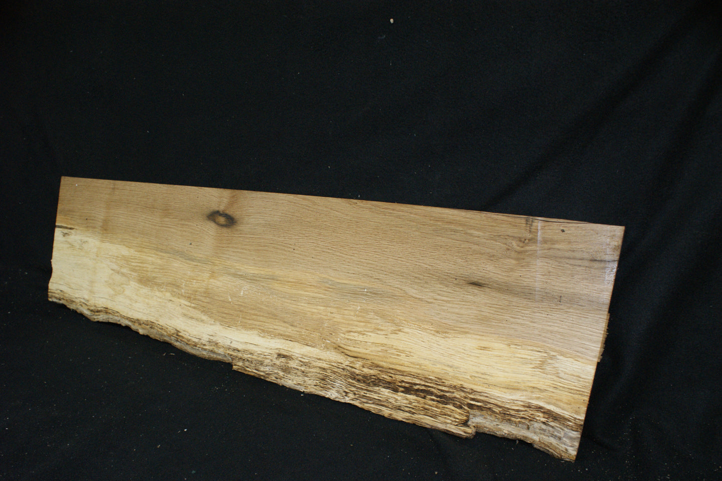 (86) SPALTED TURKEY OAK, 1000 L x 305 W x 45 D mm RUSTIC HARDWOOD, CRAFTS, SHELVING