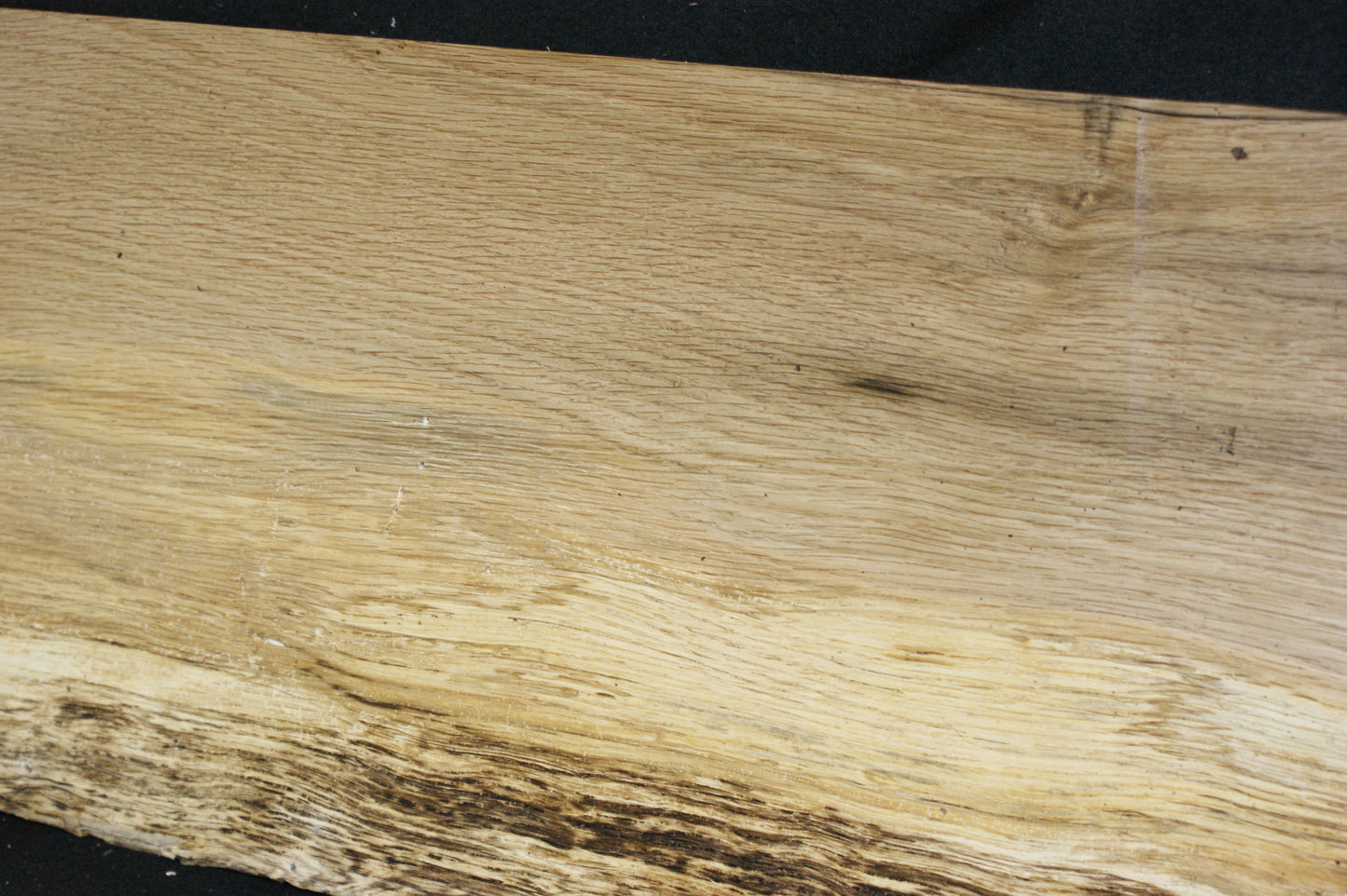 (86) SPALTED TURKEY OAK, 1000 L x 305 W x 45 D mm RUSTIC HARDWOOD, CRAFTS, SHELVING