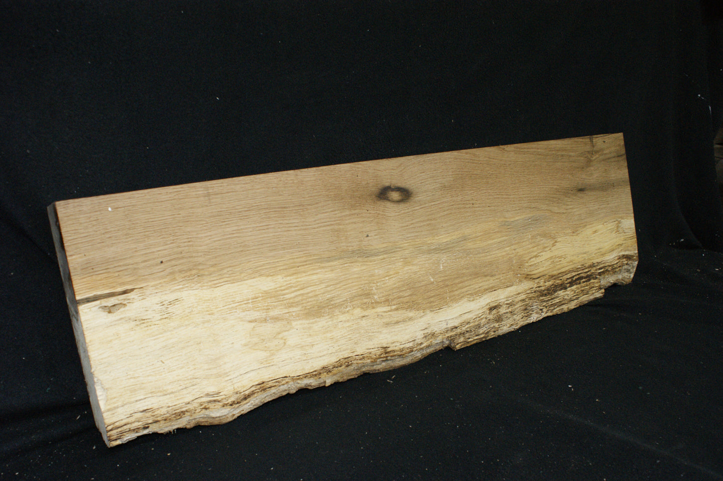 (86) SPALTED TURKEY OAK, 1000 L x 305 W x 45 D mm RUSTIC HARDWOOD, CRAFTS, SHELVING