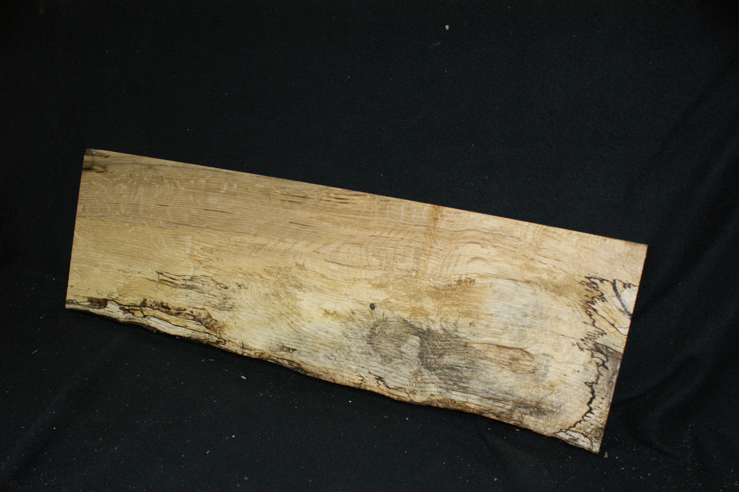 (87) SPALTED TURKEY OAK, 993 L x 317 W x 45 D mm RUSTIC HARDWOOD, CRAFTS, SHELVING