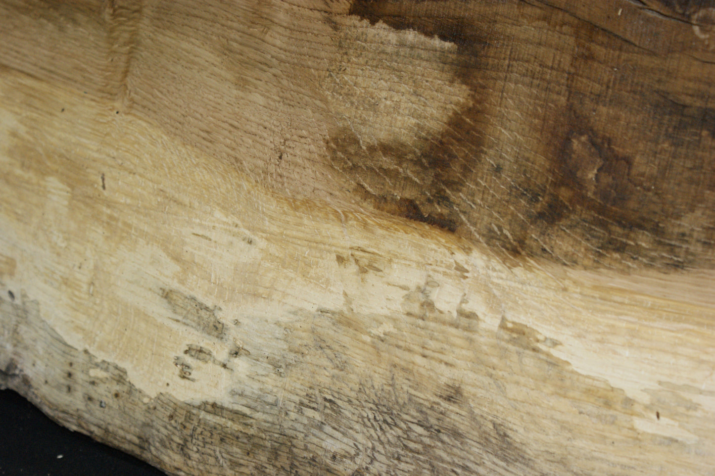 (88) SPALTED TURKEY OAK, 740 L x 380 W x 45 D mm RUSTIC HARDWOOD, CRAFTS, SHELVING