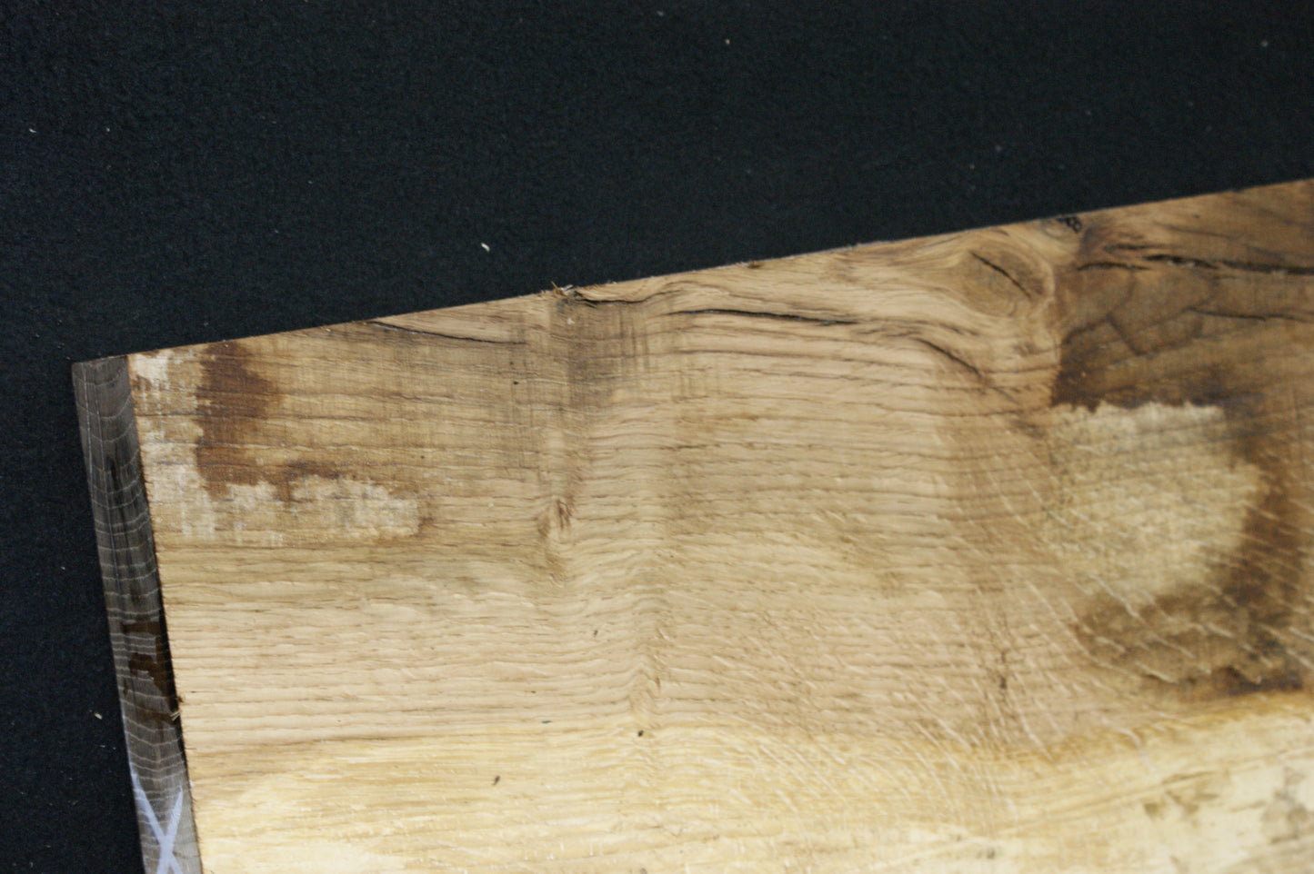 (88) SPALTED TURKEY OAK, 740 L x 380 W x 45 D mm RUSTIC HARDWOOD, CRAFTS, SHELVING