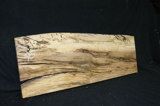 (90) SPALTED TURKEY OAK, 920 L x 355 W x 45 D mm RUSTIC HARDWOOD, CRAFTS, SHELVING