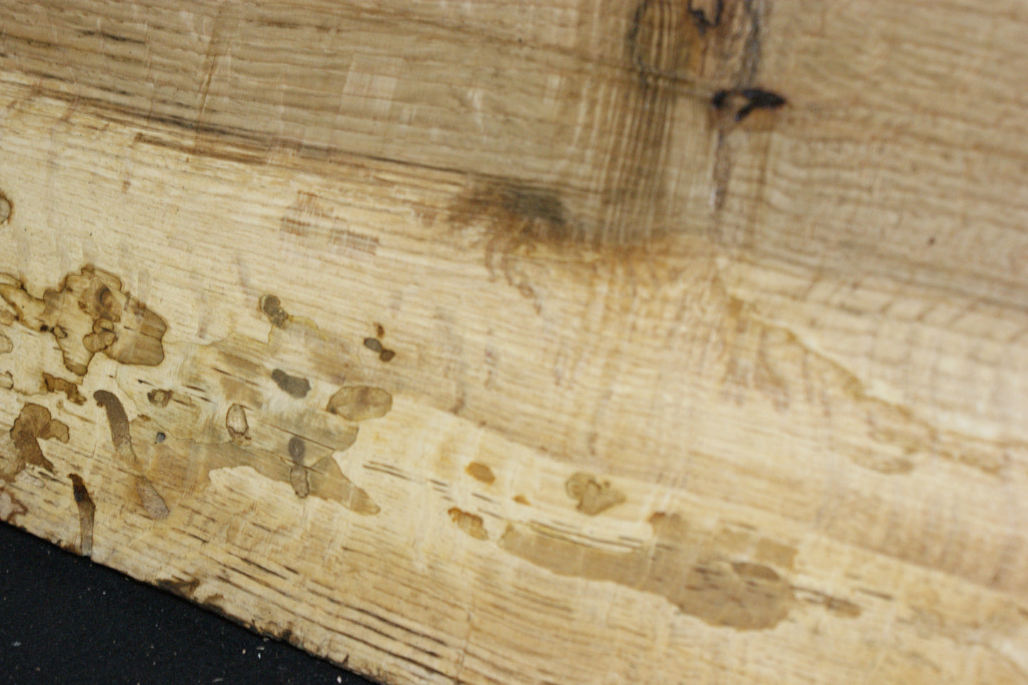 (90) SPALTED TURKEY OAK, 920 L x 355 W x 45 D mm RUSTIC HARDWOOD, CRAFTS, SHELVING