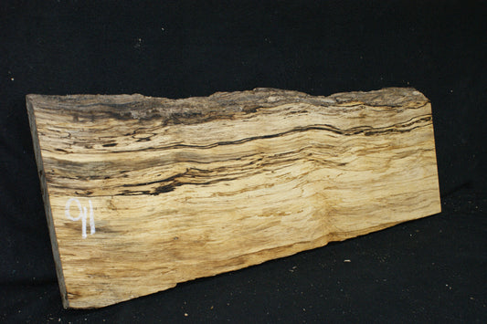 (91) SPALTED TURKEY OAK, 720  L x 280 W x 45 D mm RUSTIC HARDWOOD, CRAFTS, SHELVING