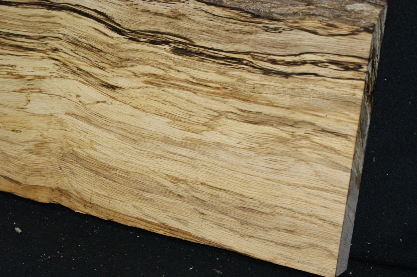 (91) SPALTED TURKEY OAK, 720  L x 280 W x 45 D mm RUSTIC HARDWOOD, CRAFTS, SHELVING