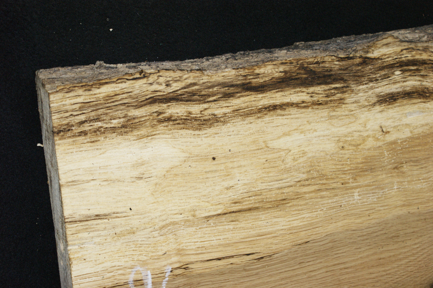 (94) SPALTED TURKEY OAK, 966 L x 320 W x 45 D mm RUSTIC HARDWOOD, CRAFTS, SHELVING