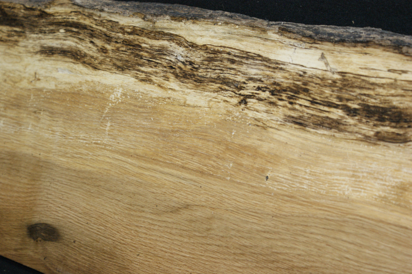 (94) SPALTED TURKEY OAK, 966 L x 320 W x 45 D mm RUSTIC HARDWOOD, CRAFTS, SHELVING