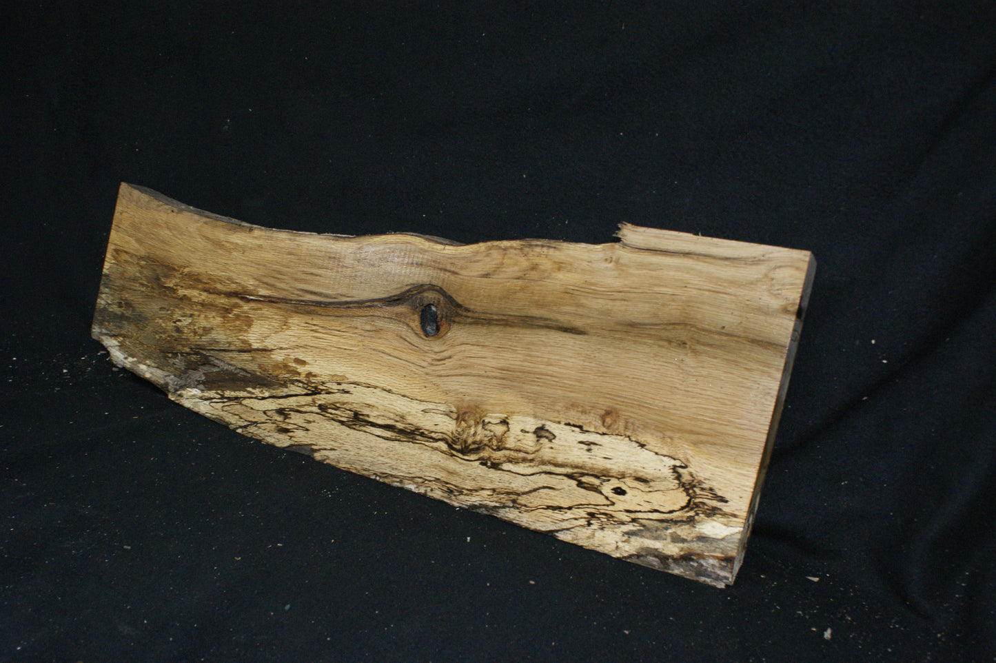 (96) SPALTED TURKEY OAK, 870 L x 290 W x 45 D mm RUSTIC HARDWOOD, CRAFTS, SHELVING