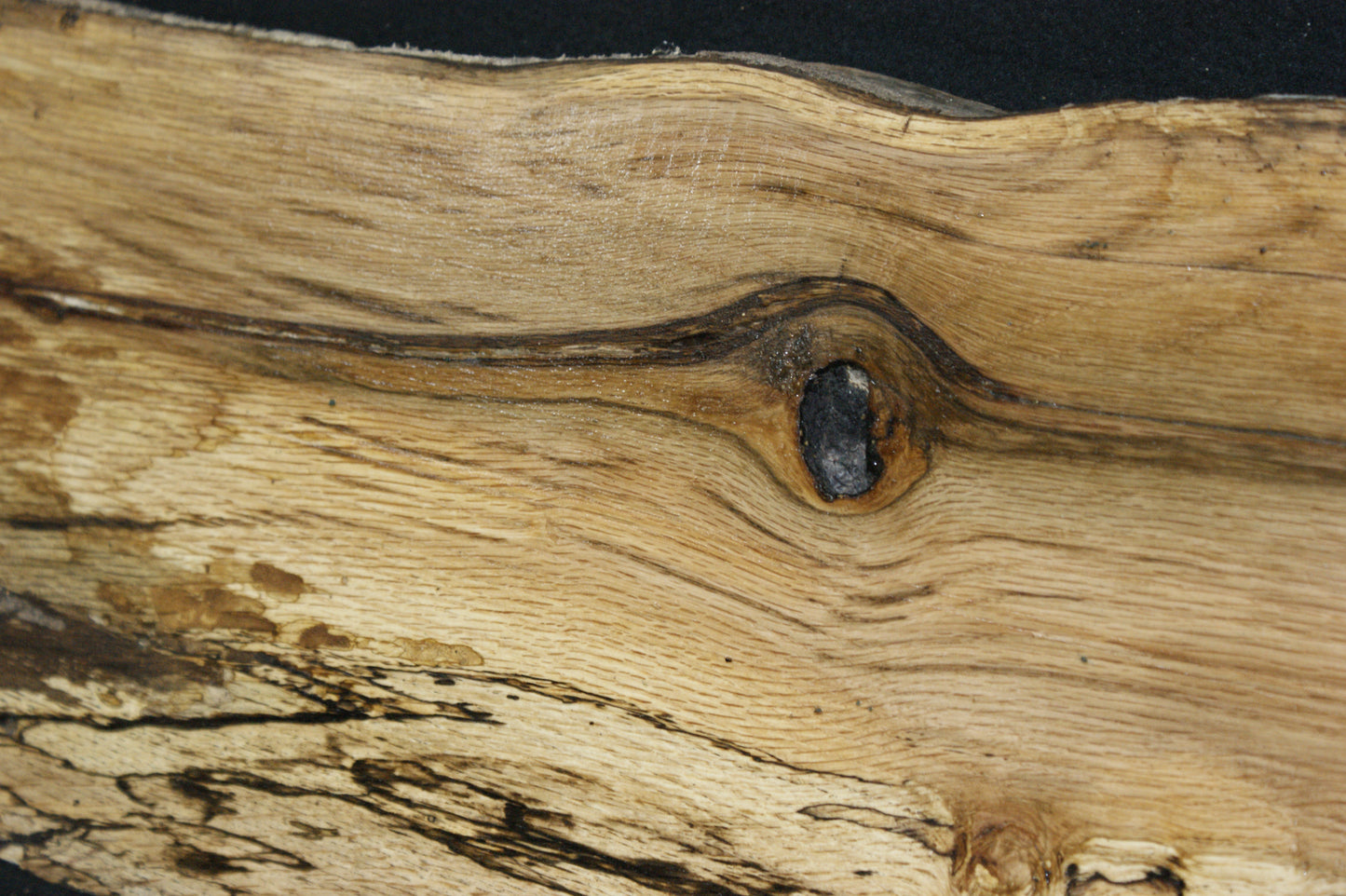 (96) SPALTED TURKEY OAK, 870 L x 290 W x 45 D mm RUSTIC HARDWOOD, CRAFTS, SHELVING