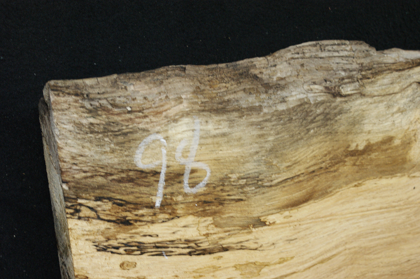 (98) SPALTED TURKEY OAK, 686 L x 265 W x 45 D mm RUSTIC HARDWOOD, CRAFTS, SHELVING