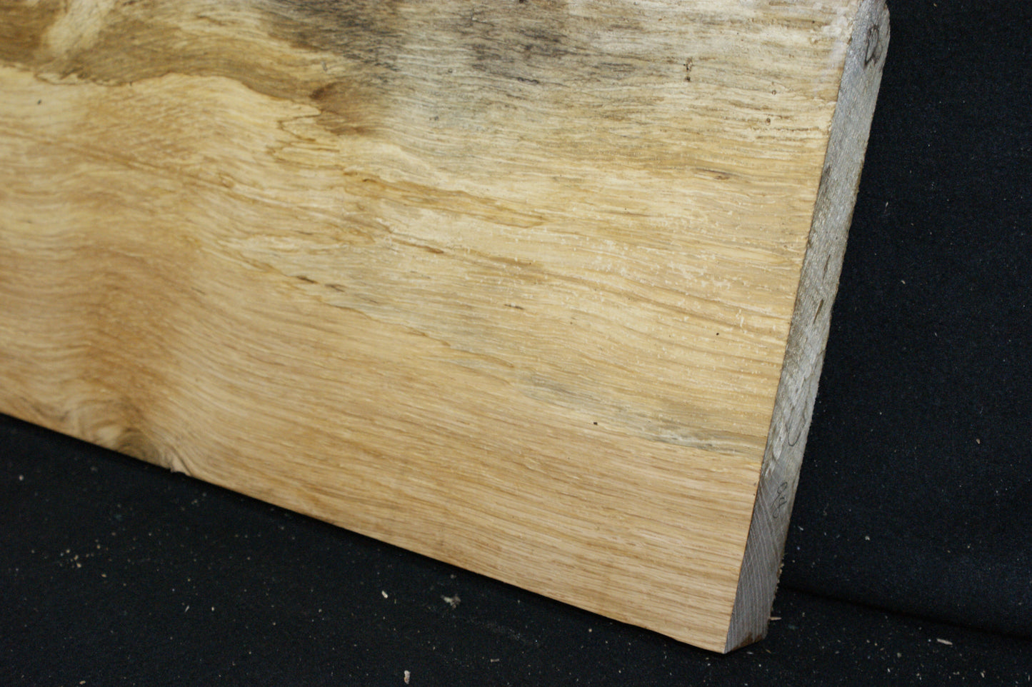 (98) SPALTED TURKEY OAK, 686 L x 265 W x 45 D mm RUSTIC HARDWOOD, CRAFTS, SHELVING