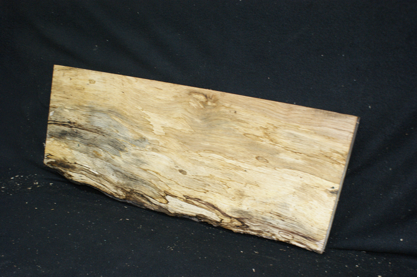 (98) SPALTED TURKEY OAK, 686 L x 265 W x 45 D mm RUSTIC HARDWOOD, CRAFTS, SHELVING